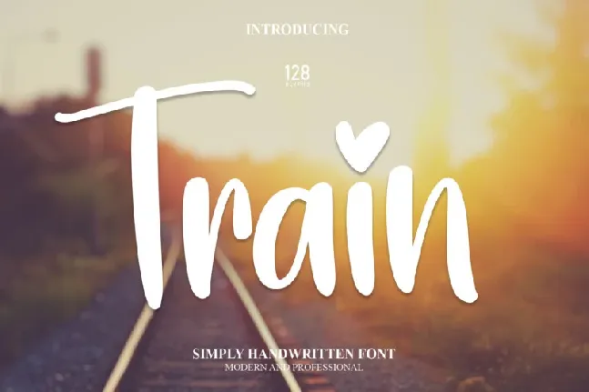 Train Display font