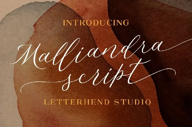 Malliandra Script font