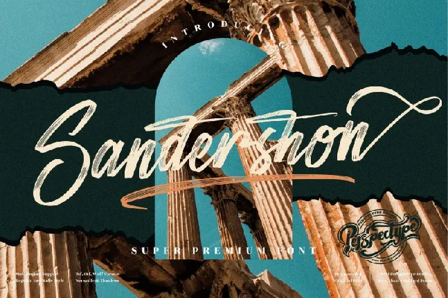 Sandershon font