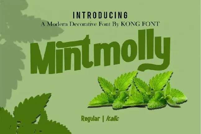 Mintmolly Display font