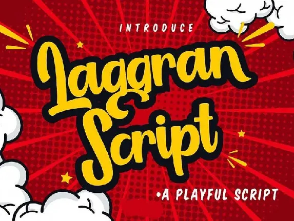 Laggran Playful Script font