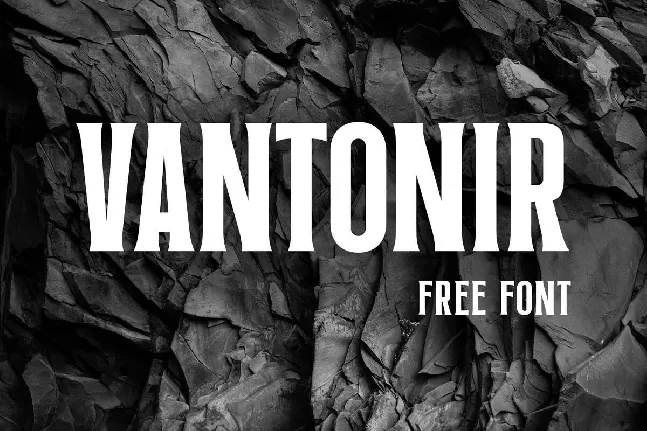 Vantonir font