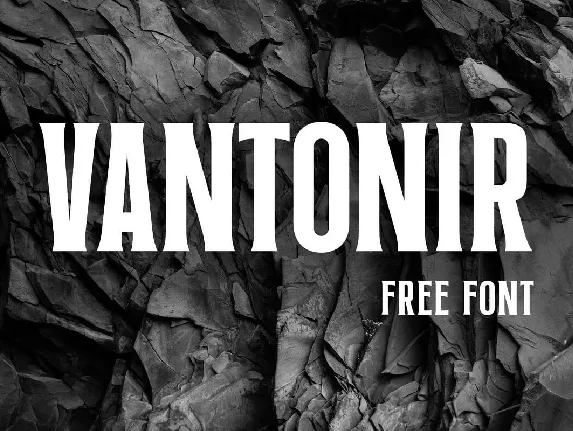 Vantonir font