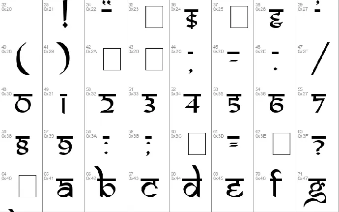 SAMARKAN FONT font