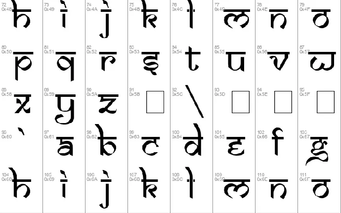 SAMARKAN FONT font