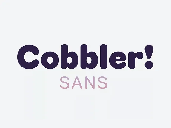 Cobbler Sans Family font