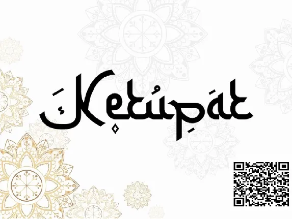 Ketupat font