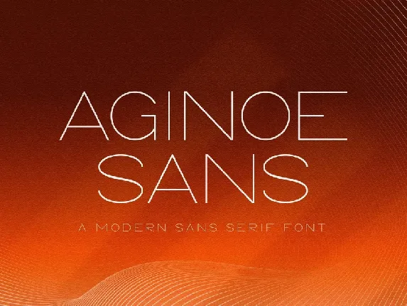 Aginoe font