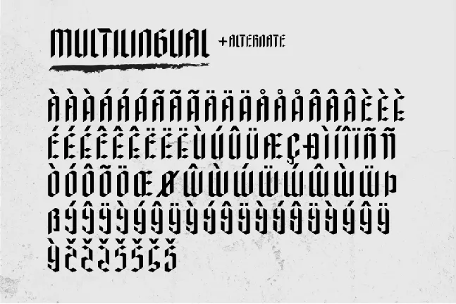 ABJAD DEMO font