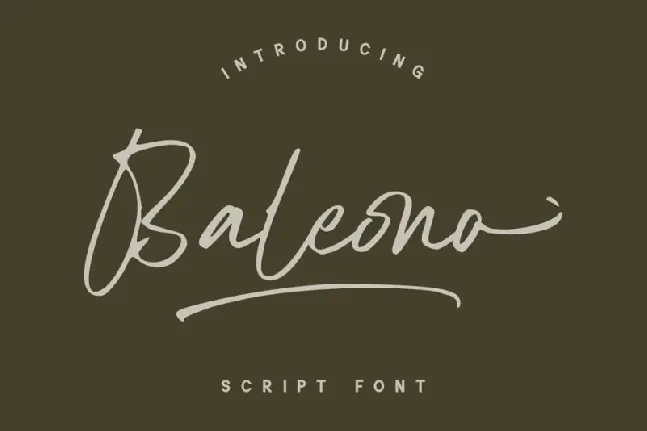 Baleono font