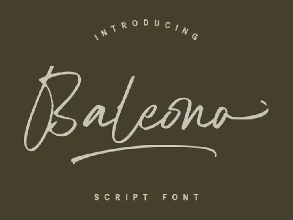 Baleono font