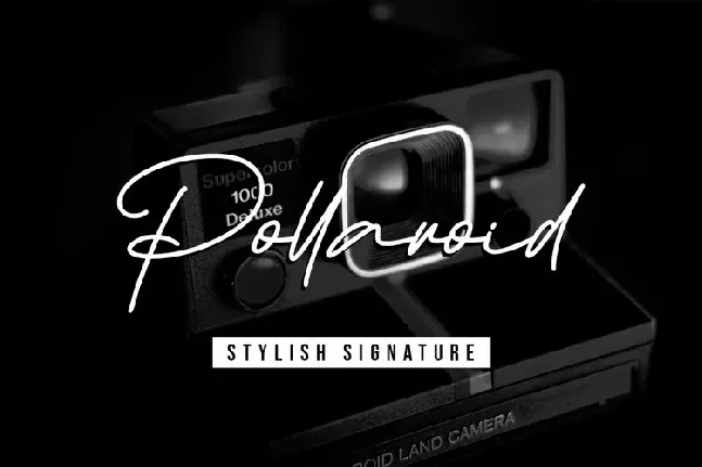 Pollaroid font