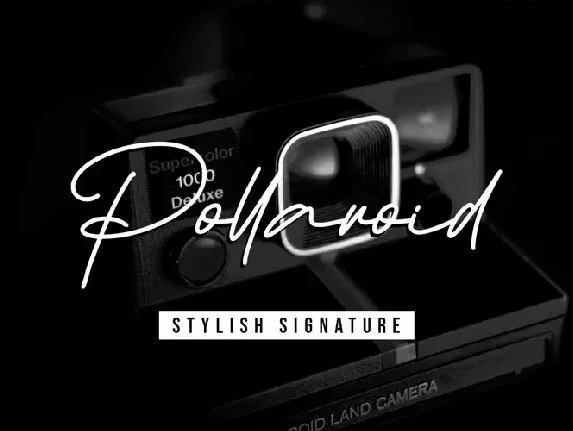 Pollaroid font