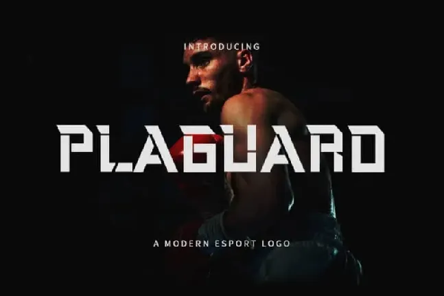 Plaguard Display font