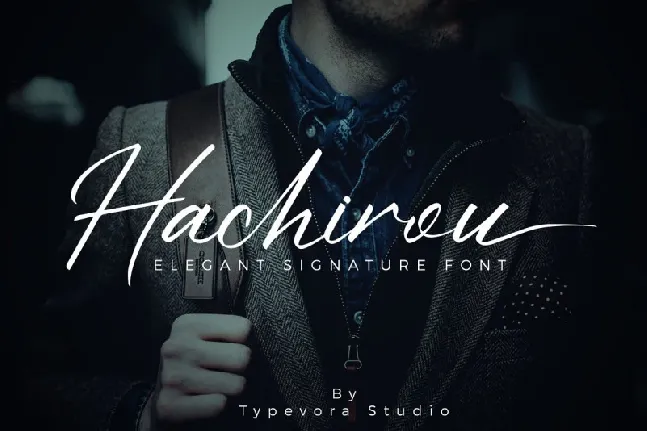 Hachirou Signature font