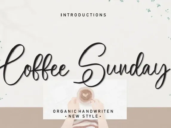 Coffee Sunday Script font