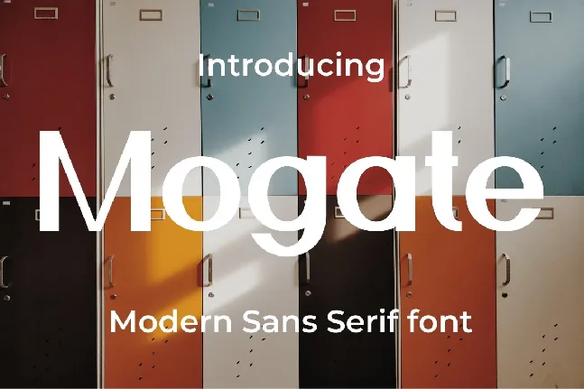 Mogate font