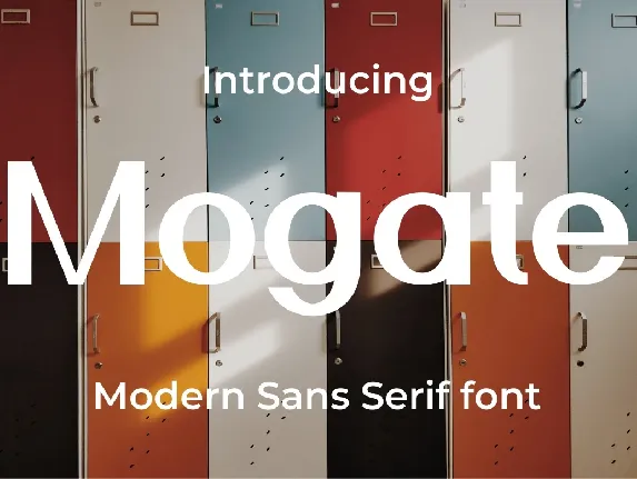 Mogate font