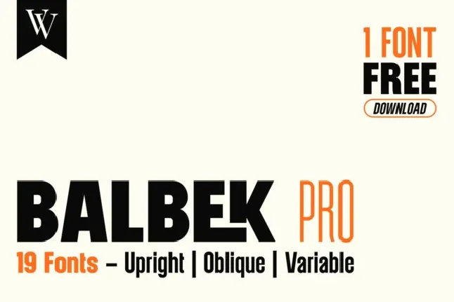 Balbek Pro font