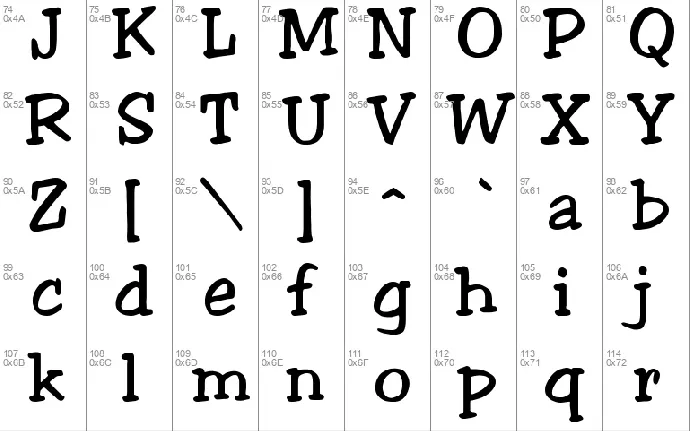 JESTER FONT font