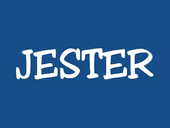 JESTER FONT font