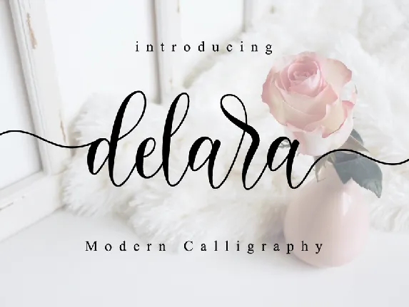 Delara font