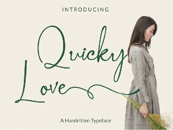 QUICKY LOVE font