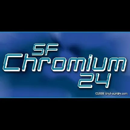 SF Chromium 24 font