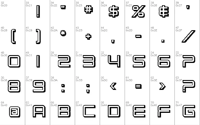 SF Chromium 24 font