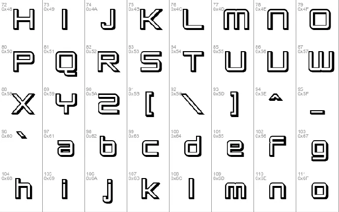 SF Chromium 24 font