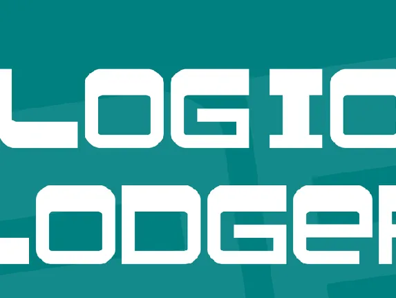 Logic lodger font