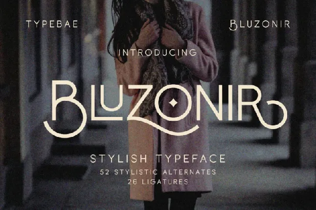 Bluzonir font