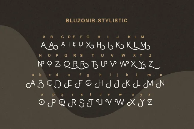 Bluzonir font