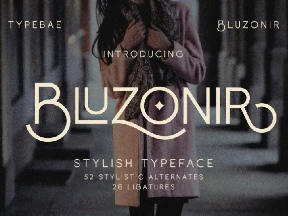 Bluzonir font