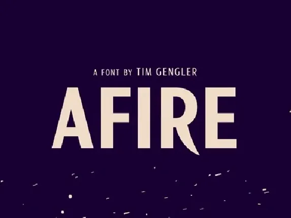 Afire Family font