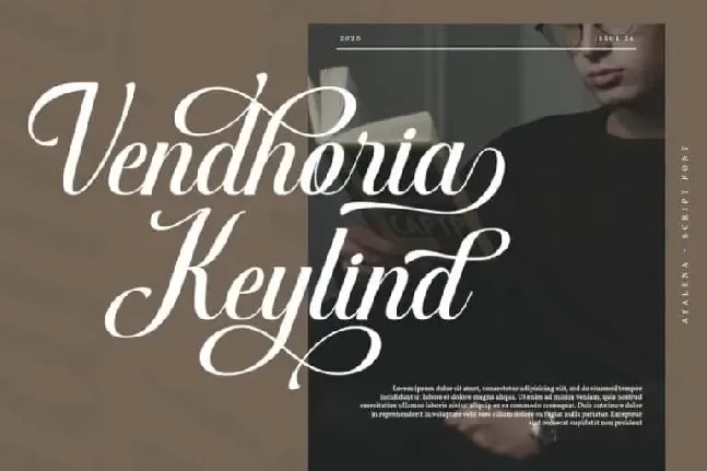 Ayalena Calligraphy font