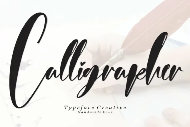 Calligrapher Script font