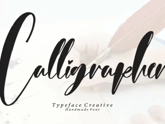 Calligrapher Script font