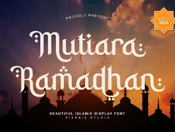 Mutiara Ramadhan font