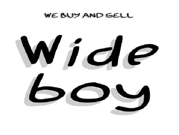 Wide Boy Handwritten font