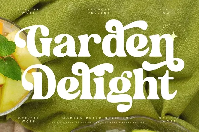 Garden Delight font