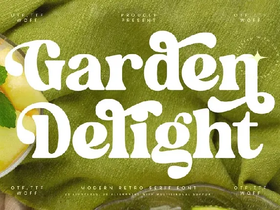 Garden Delight font