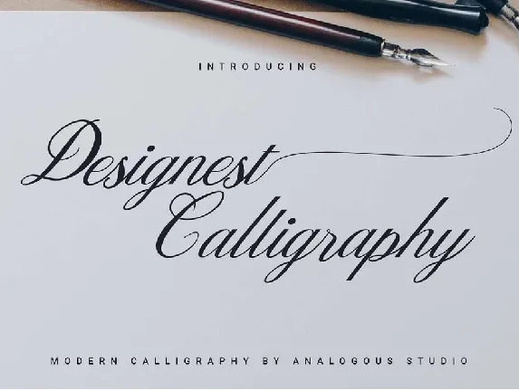 Designest Calligraphy font