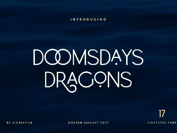 DoomsdaysDragons font