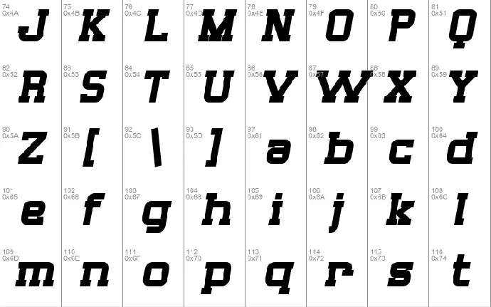 SF Big Whiskey font