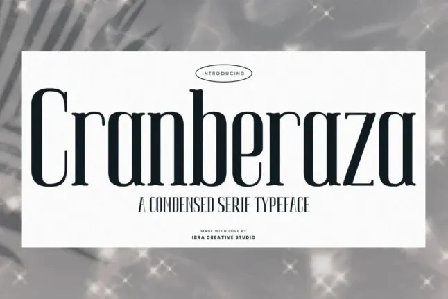 Cranberaza font