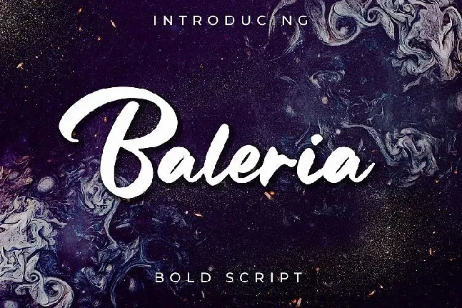 Baleria Script font