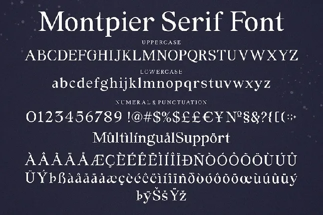 Montpier Duo font