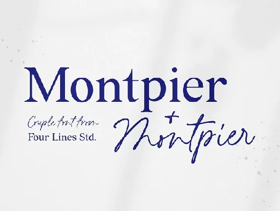 Montpier Duo font