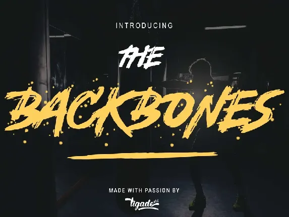 Backbones font